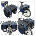 Bike Large Rear Bag Angled Pocket Design Panniers-Adjustable Hooks - B00UR6DOP0